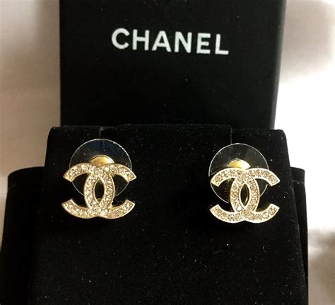 chanel necklace and earring set gold|Chanel earrings official site.